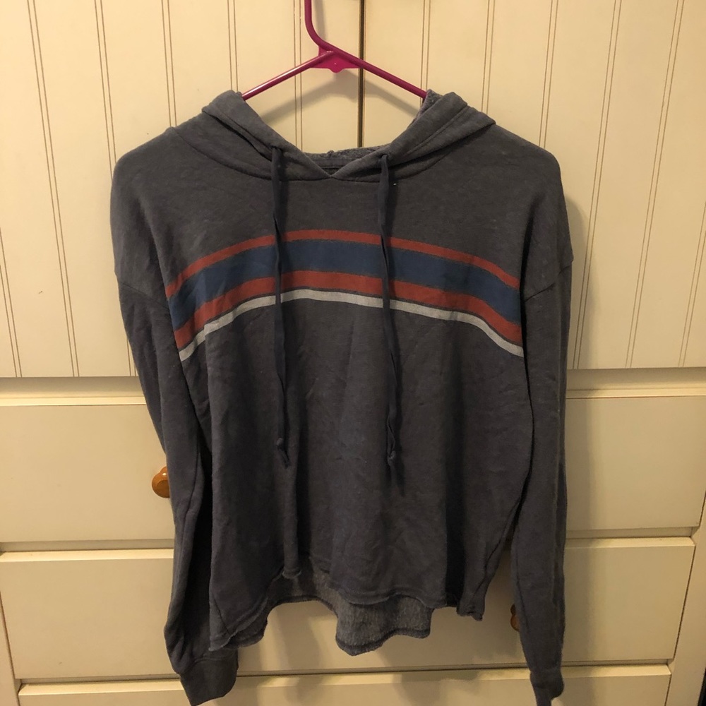 Blue/red and white stripe American Eagle jacket